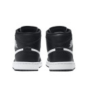 Кросівки Jordan 1 Mid Black White BQ6472-011 Чорний/білий