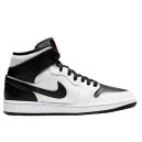 Кросівки Jordan Retro 1 Mid White Black BQ6472-101 Чорний/білий