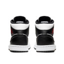 Кросівки Jordan Retro 1 Mid White Black BQ6472-101 Чорний/білий