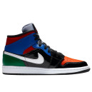 Кросівки Jordan 1 Mid Multi Patent CV5276-001 Різнокольорові