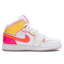 Кросівки Jordan 1 Mid Edge Glow CV4611-100 Різнокольорові