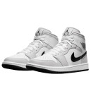 Кроссовки Jordan 1 Retro Mid Grey Fog BQ6472-015 Белый/серый