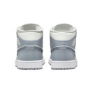 Кросівки Jordan 1 Mid Grey Sail BQ6472-115 Білий/сірий