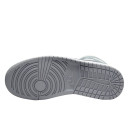 Кросівки Jordan 1 Mid Grey Sail BQ6472-115 Білий/сірий