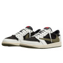 Кросівки Jordan 1 Low x Travis Scott Olive DZ4137-106 Різнокольорові