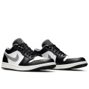 Кросівки Jordan 1 Retro Low Black Medium Grey 553558-040 Чорний/білий