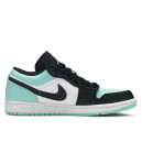 Кроссовки Jordan 1 Retro Low Emerald 553558-117 Мятный