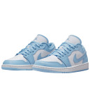 Кросівки Jordan 1 Low White Aluminum DC0774-141 Блакитний