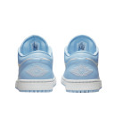 Кросівки Jordan 1 Low White Aluminum DC0774-141 Блакитний