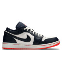 Кросівки Jordan 1 Retro Low Obsidian Ember 553558-481 Чорний/білий