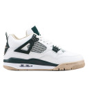 Кросівки Jordan 4 White Green Beige Різнокольорові