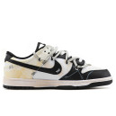 Кроссовки Nike SB Dunk Low Robinson Black White Beige Разноцветные