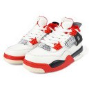 Кросівки Jordan 4 White Red Winter З ХУТРОМ Різнокольорові