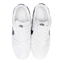 Кроссовки Nike SB Dunk Low White Black Winter С МЕХОМ Черный/белый