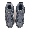 Кросівки Jordan 4 Grey Black White Winter С МЕХОМ Сірий