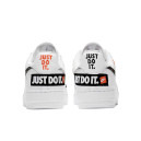 Кросівки Nike Air Force 1 Low Just Do It Pack White Black AR7719-100 Чорний/білий