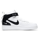 Кросівки Nike Air Force 1 Mid Utility White Black 804609-103 Чорний/білий