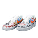 Кроссовки Nike Air Force Pauly x Vlone Pop 923066-100 Разноцветные