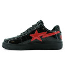 Кросівки Bape STA M2 Patent Venom Black Red Чорний