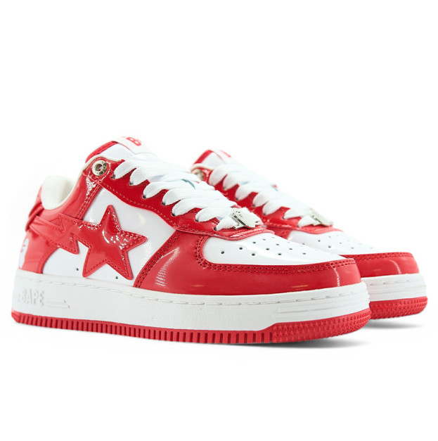 Bape STA M2 Patent White Red 09022312