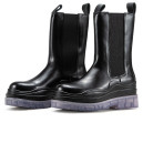 Ботинки Bottega Veneta Black Purple Черный