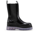 Ботинки Bottega Veneta Black Purple Черный