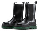 Ботинки Bottega Veneta Black Green Черный/зеленый