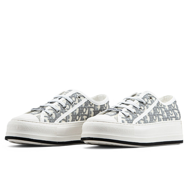 Dior Walk'n' Dior Platform White Grey