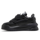 Кроссовки Versace Odissea Caged Rubber Medusa Sneaker Triple Black 1004524 1A03180 1B000 Черный