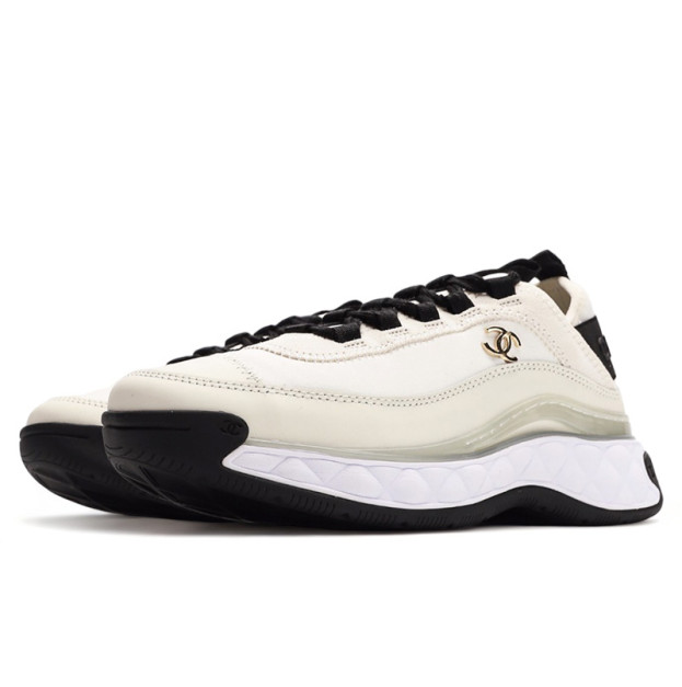 Chanel Line Up Of Resort White Black