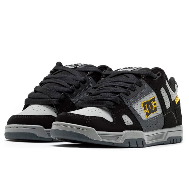 DC Shoes Stag Black White Grey Yellow