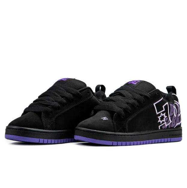 DC Shoes Court Graffik Black Purple