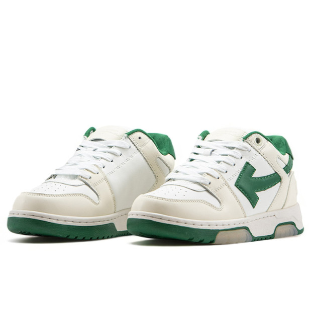 Off-White Out of Office White Green Cream