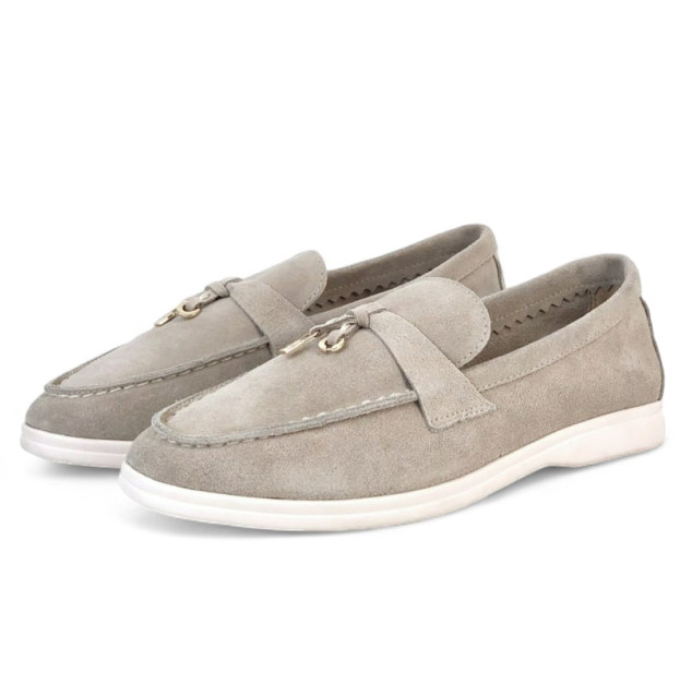 Loro Piana Loafers Beige White