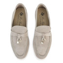 Лофери Loro Piana Loafers Beige White Сірий