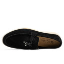 Лофери Loro Piana Loafers Black Чорний