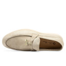 Лофери Loro Piana Loafers Grey Сірий