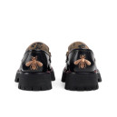Лоферы Gucci Loafers Horsebit 577236 DS800 1000 Черный