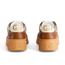 Кросівки Gucci GG Brown Leather Canvas 676092 UPG20 2866 Коричневий