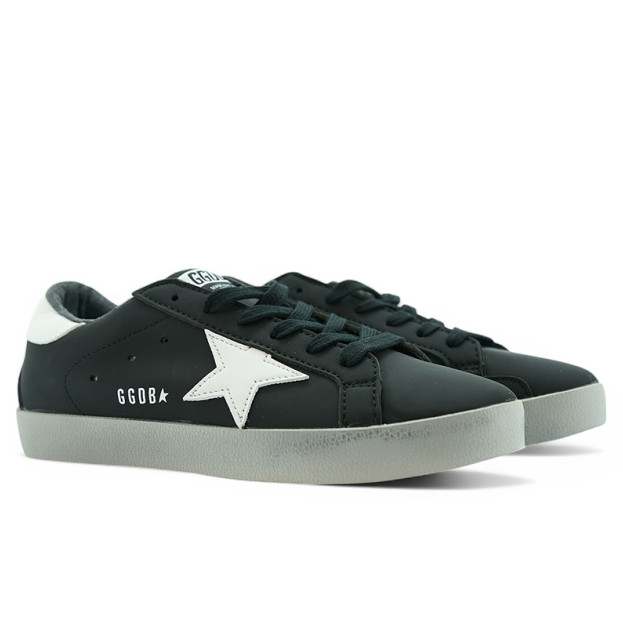 Golden Goose Superstar Black White Grey
