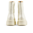 Boots The Row Natural Zipped White White