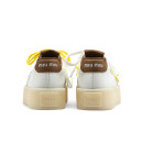 Кросівки Miu Miu Leather Sneakers White Brown Білий