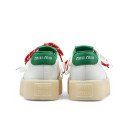 Кросівки Miu Miu Leather Sneakers White Green Білий/зелений