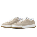 Кроссовки Miu Miu Sneakers Suede Beige White Бежевый