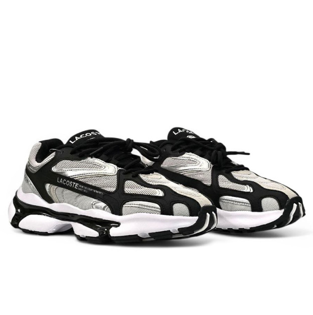 Lacoste L003 Grey Silver Black