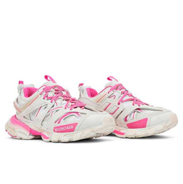 Balenciaga Track White Fluo Pink 542436W1GC39055