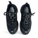 Кросівки Balenciaga Triple S Clear Sole Black Red