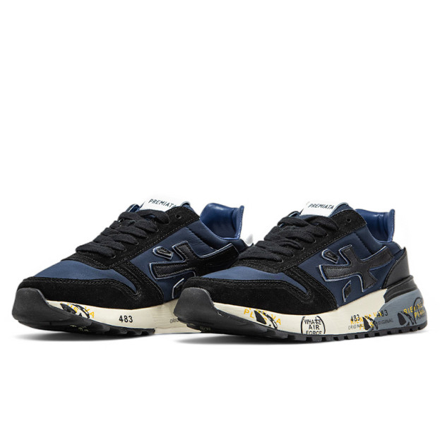 Premiata Mick Blue Black White