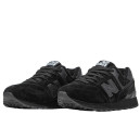 Кросівки New Balance 574 Black Winter С МЕХОМ Чорний