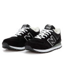 Кросівки New Balance 574 Black White Winte С МЕХОМ Чорний/білий